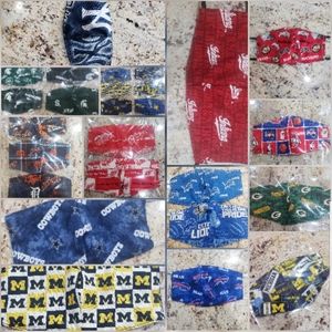 Sports team fabric face mask